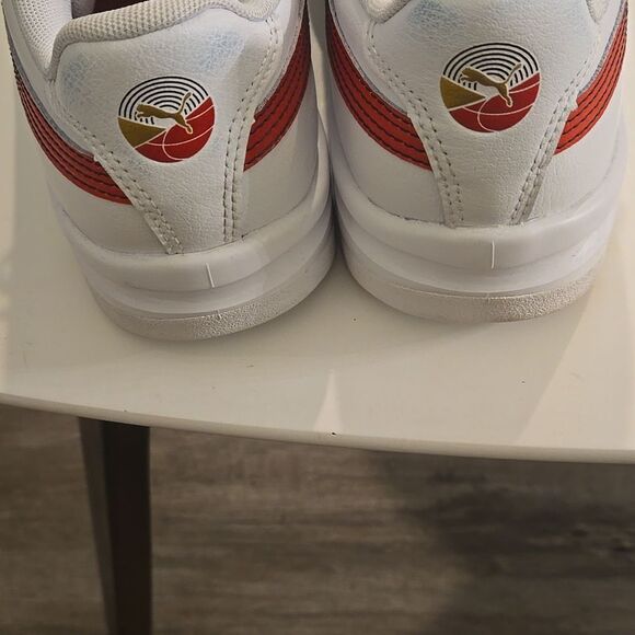 Puma Gv Special White Sneakers with Red and Black Accents - Picture 4 of 10